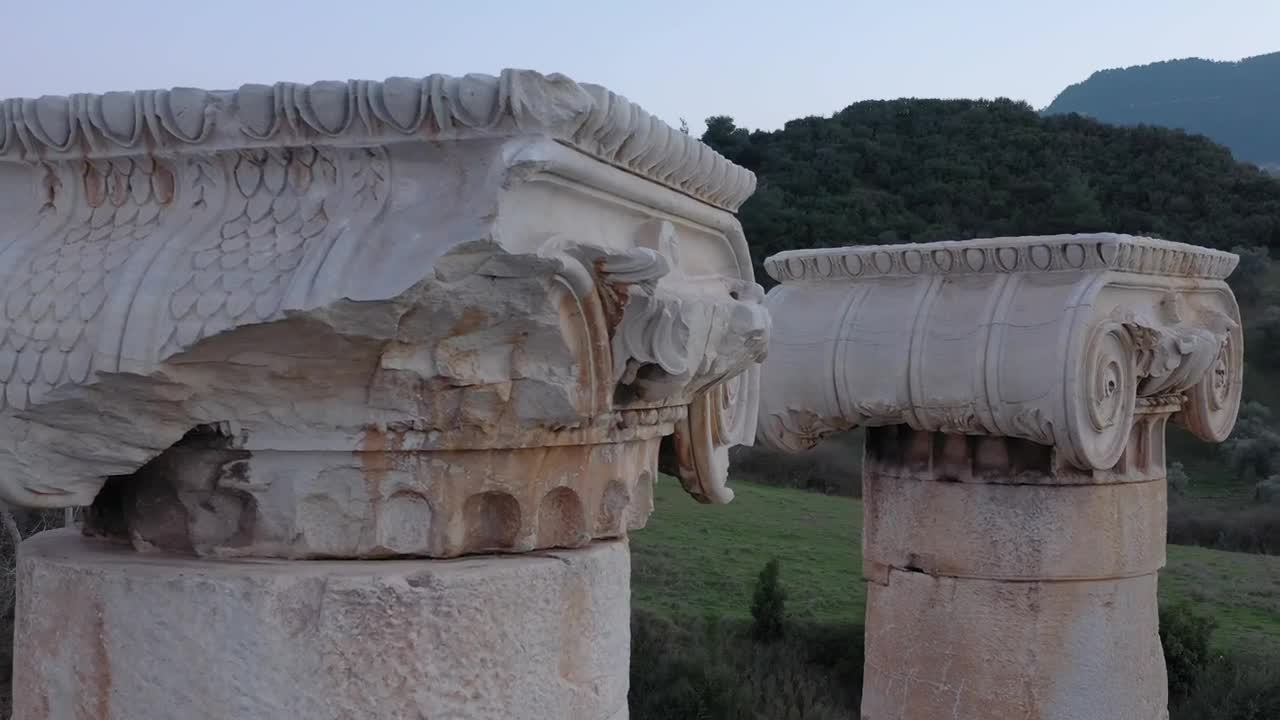 Stock Video Last Remains Of A Temple Animated Wallpaper