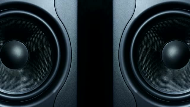 Stock Video Large Speakers Smal Animated Wallpaper