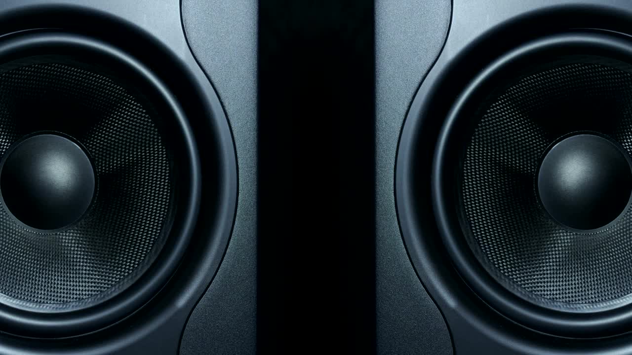 Stock Video Large Speakers Animated Wallpaper