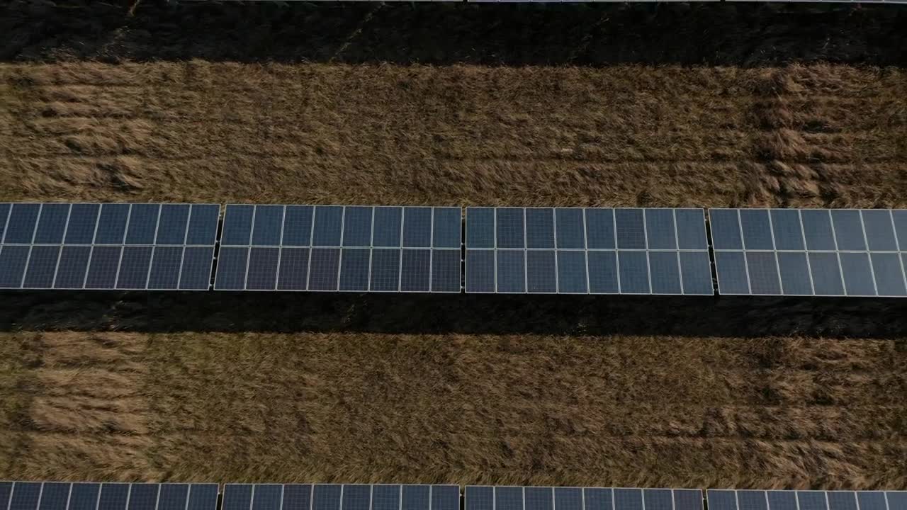 Stock Video Large Rows Of Solar Panels View From The Top Animated Wallpaper
