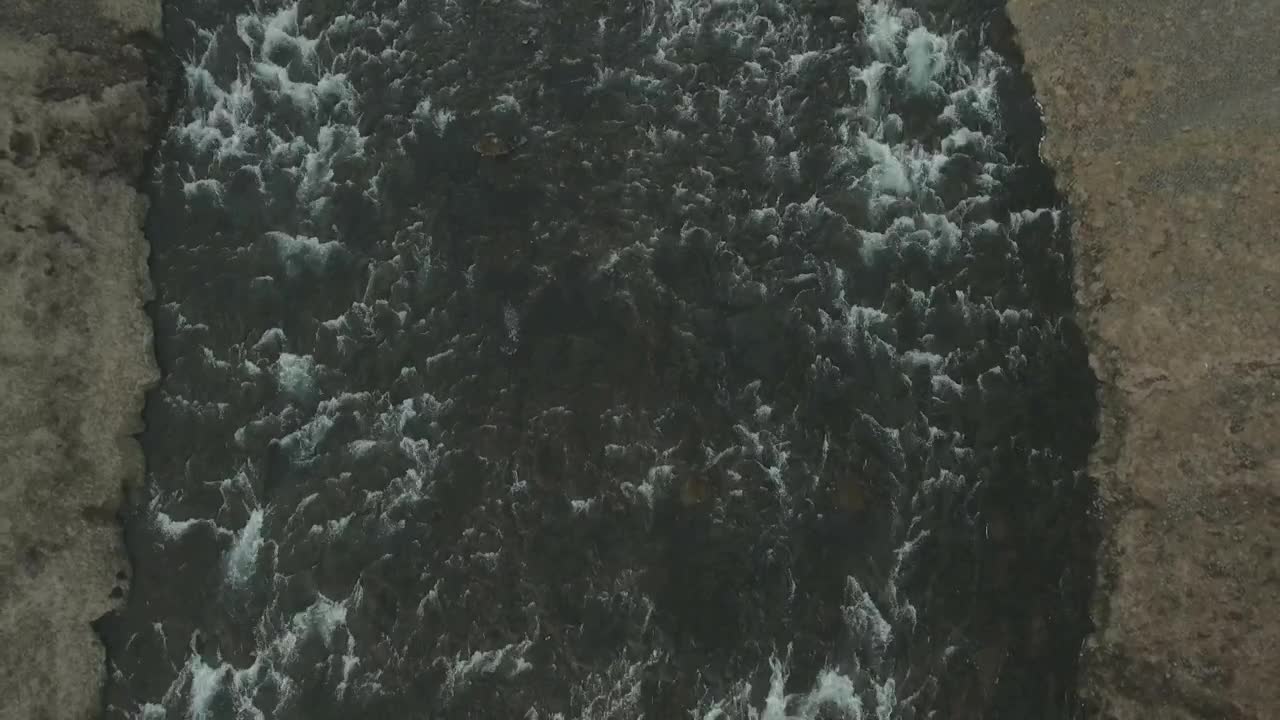 Stock Video Large River Flowing Animated Wallpaper