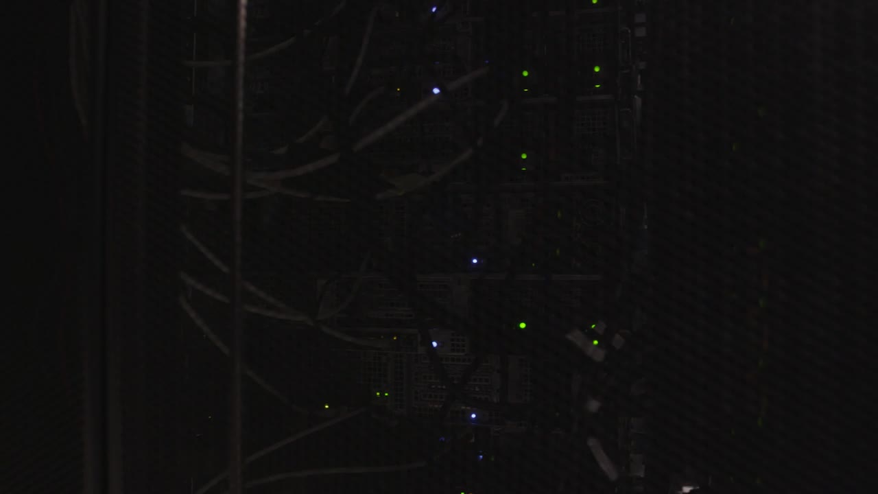 Stock Video Large Datacenter Animated Wallpaper