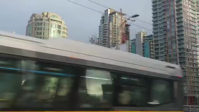 Stock Video Large Buildings From The Window Of A Train Smal Animated Wallpaper