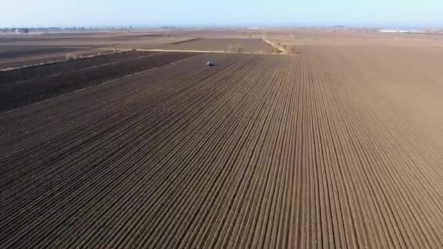 Stock Video Large Agricultural Fields Landscape Smal Animated Wallpaper