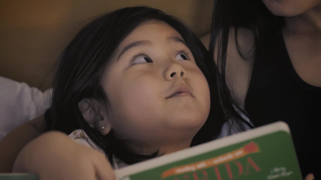 Stock Video Mother Taking Care Of Her Little Daughte Animated Wallpaper