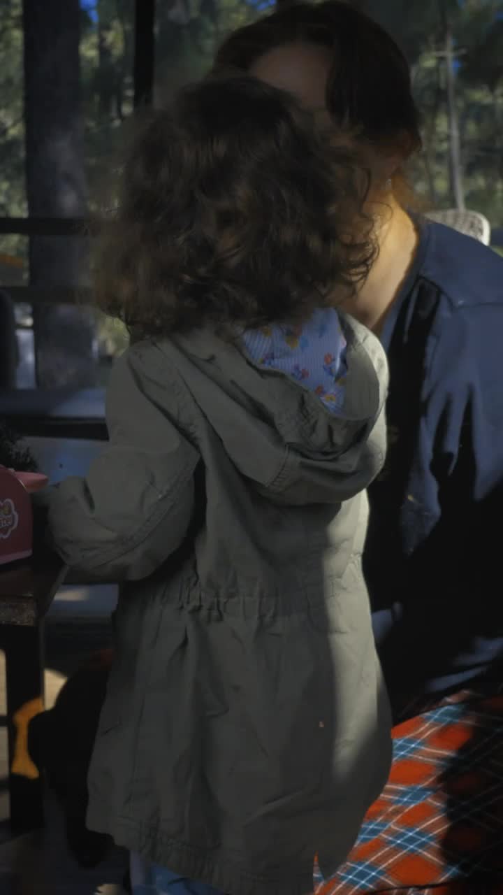 Stock Video Mother And Daughter On Christmas Mornin Animated Wallpaper