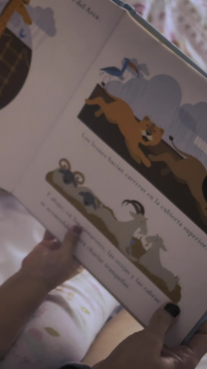 Stock Video Mother And Daughter In Pajamas Looking At A Storyboo Animated Wallpaper