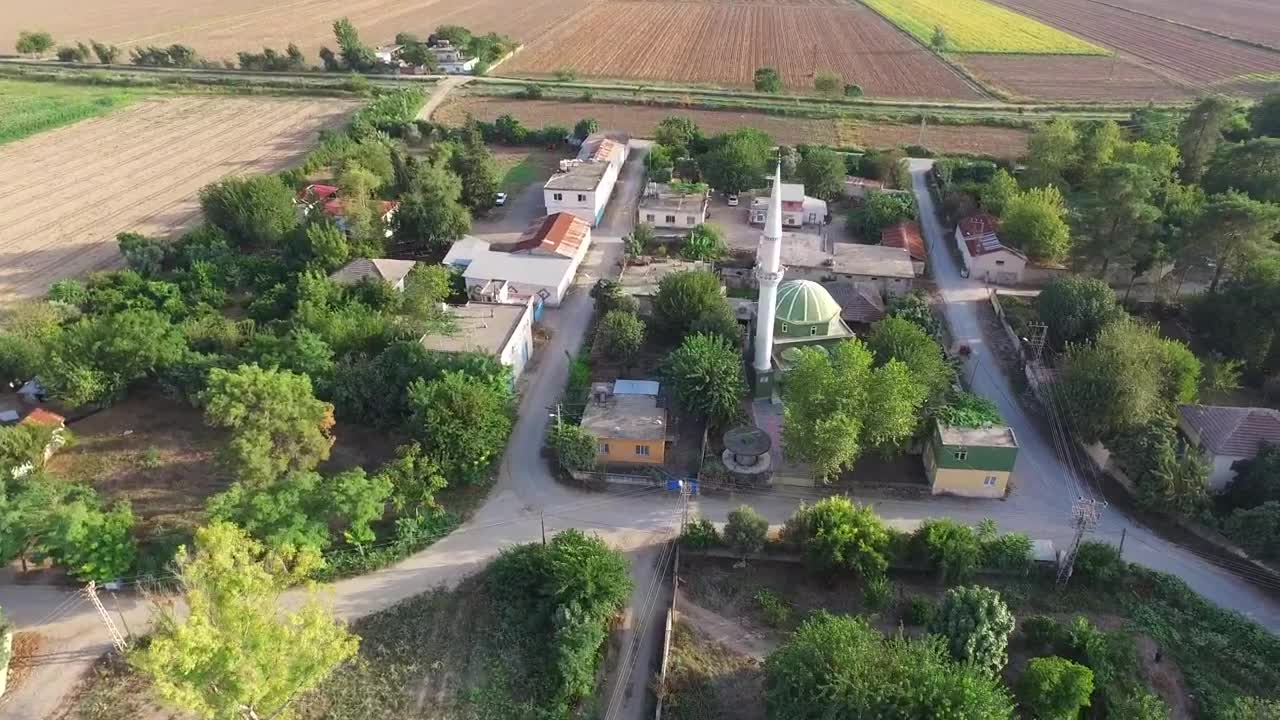 Stock Video Mosque In A Small Rural Villag Animated Wallpaper