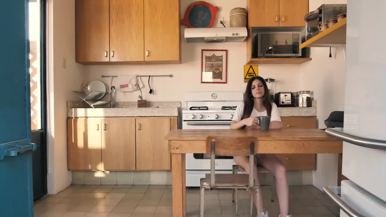 Stock Video Morning Routine Of A Female Coupl Animated Wallpaper