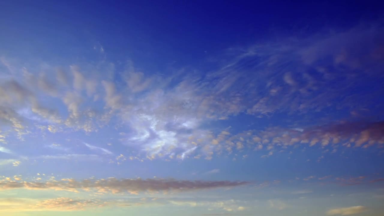 Stock Video Morning Clouds Against A Blue Sk Animated Wallpaper