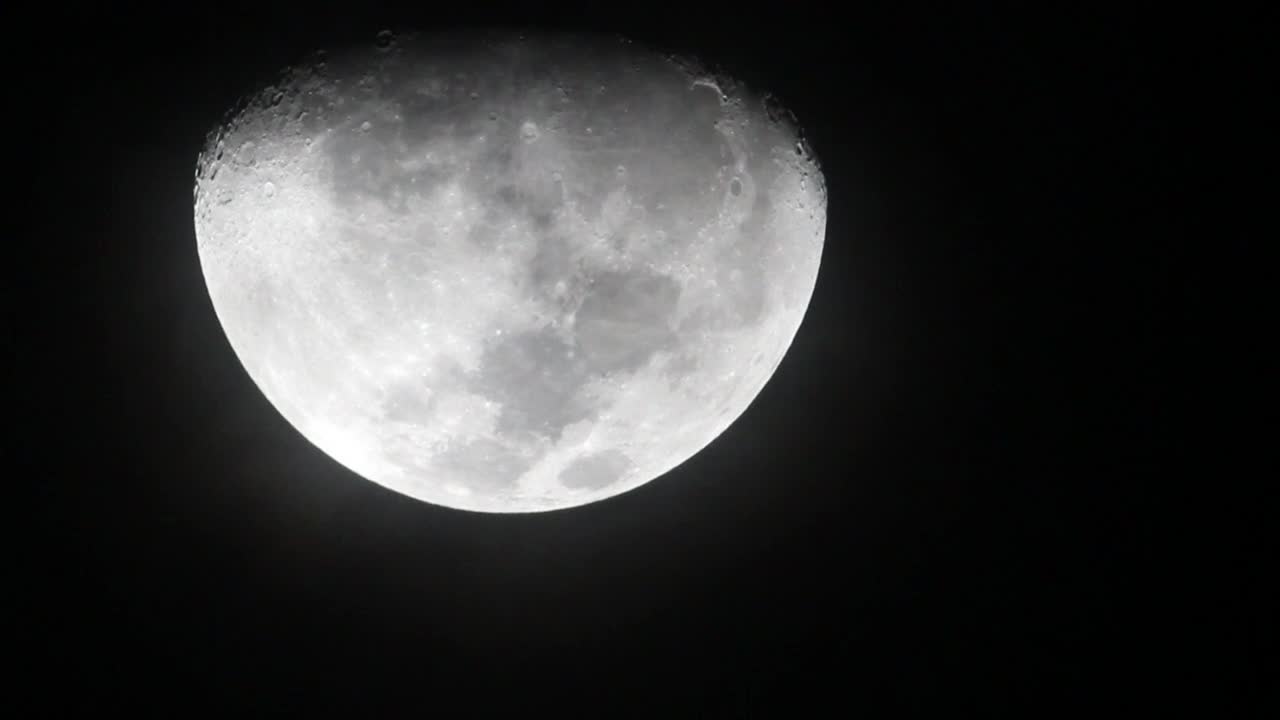 Stock Video Moon Moving Slowly Dow Animated Wallpaper