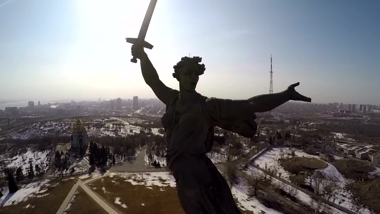 Stock Video Monument In The Sun And Sno Animated Wallpaper