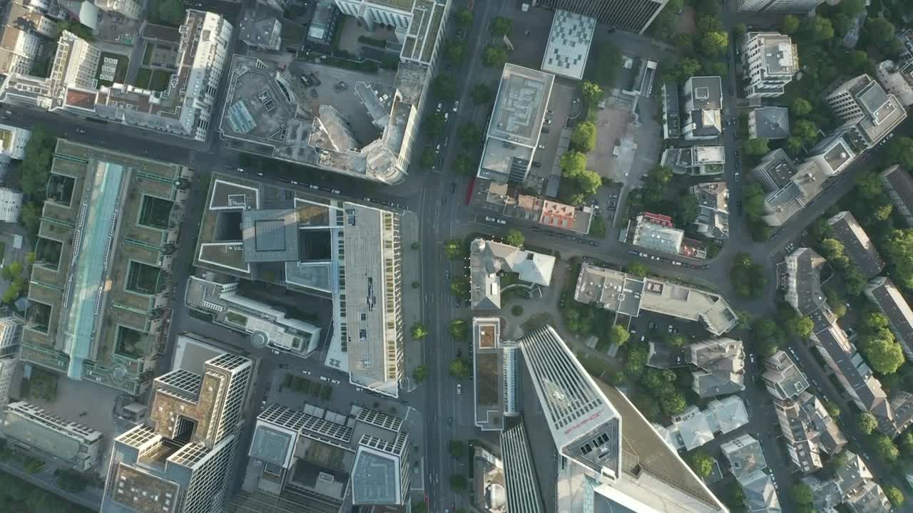 Stock Video Modern City Architecture Top Aerial Sho Animated Wallpaper