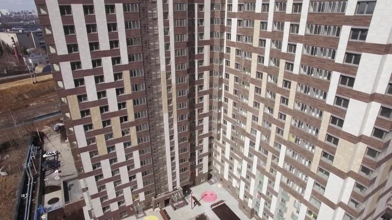 Stock Video Modern City Apartments In Russi Animated Wallpaper