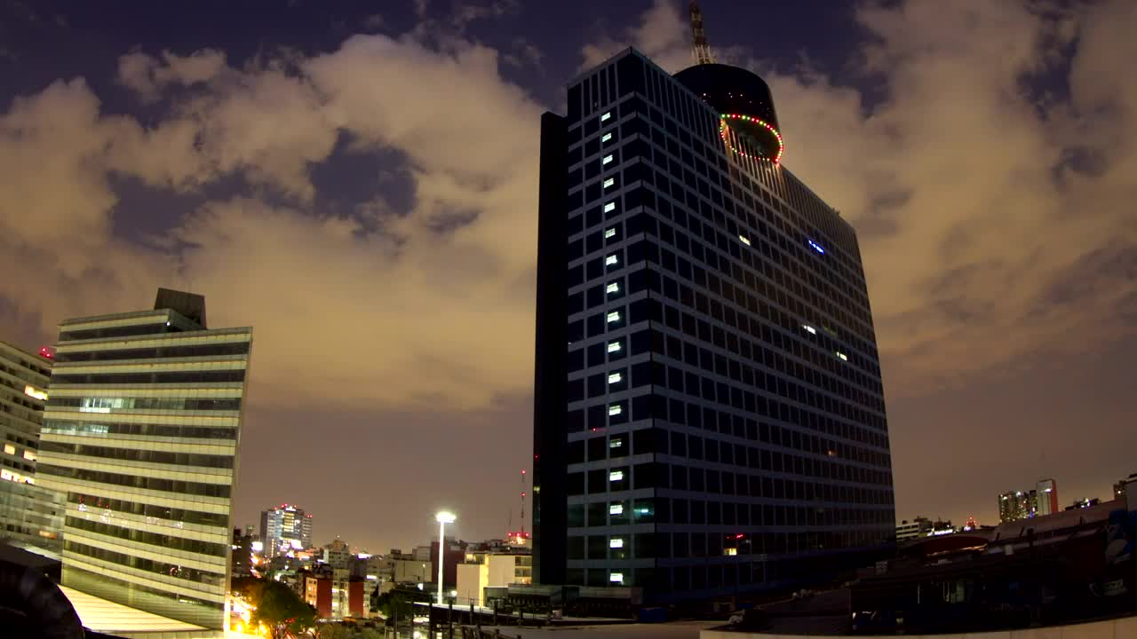 Stock Video Modern Buildings Of A Cit Animated Wallpaper