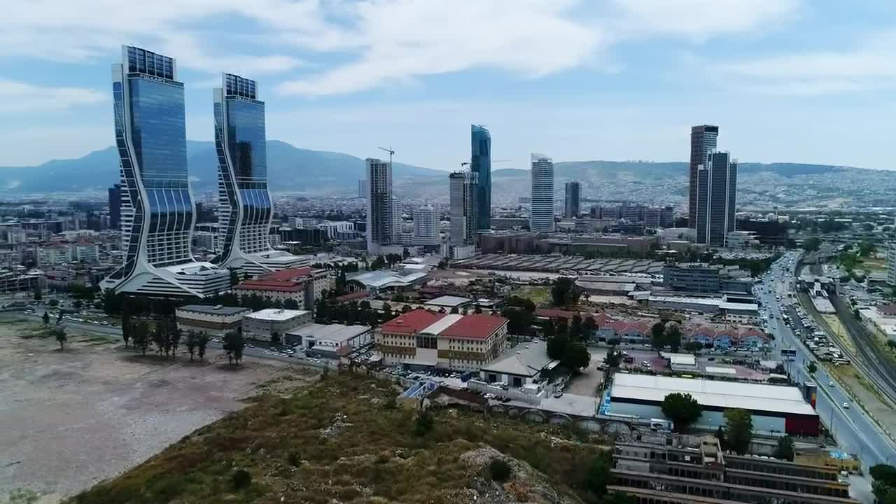 Stock Video Modern Buildings In An Old Cit Animated Wallpaper