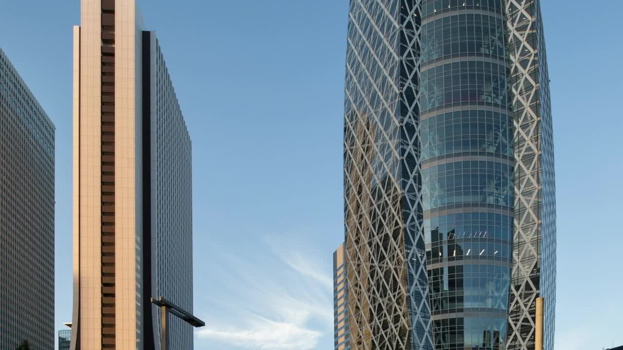 Stock Video Modern Buildings At Dus Animated Wallpaper