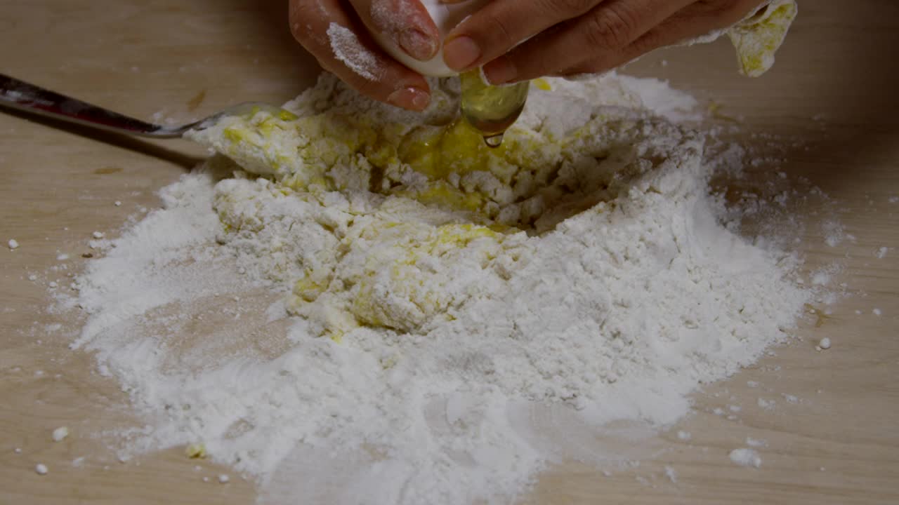 Stock Video Mixing Dough For Past Animated Wallpaper