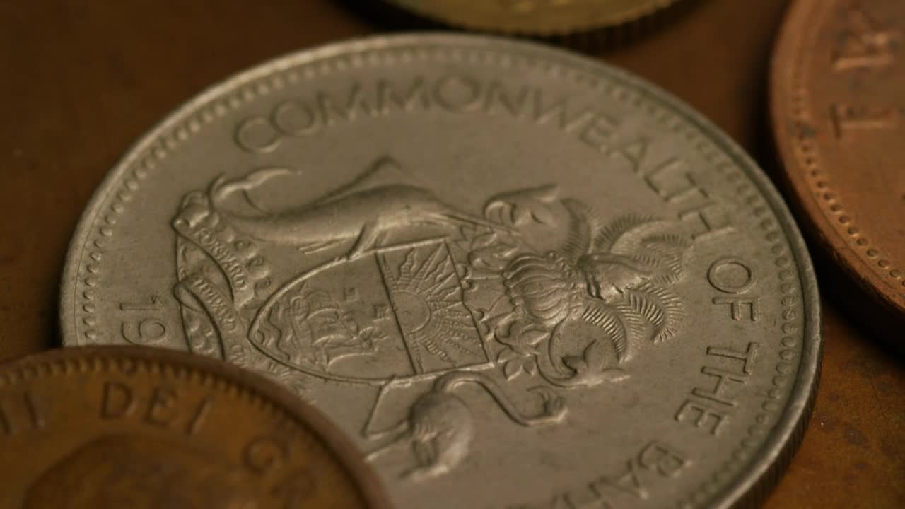 Stock Video Mix Of International Coins Close U Animated Wallpaper