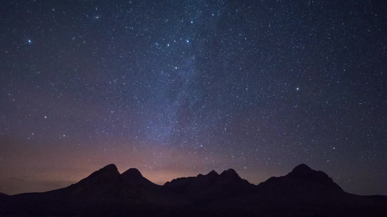 Stock Video Milky Way Seen At Nigh Animated Wallpaper