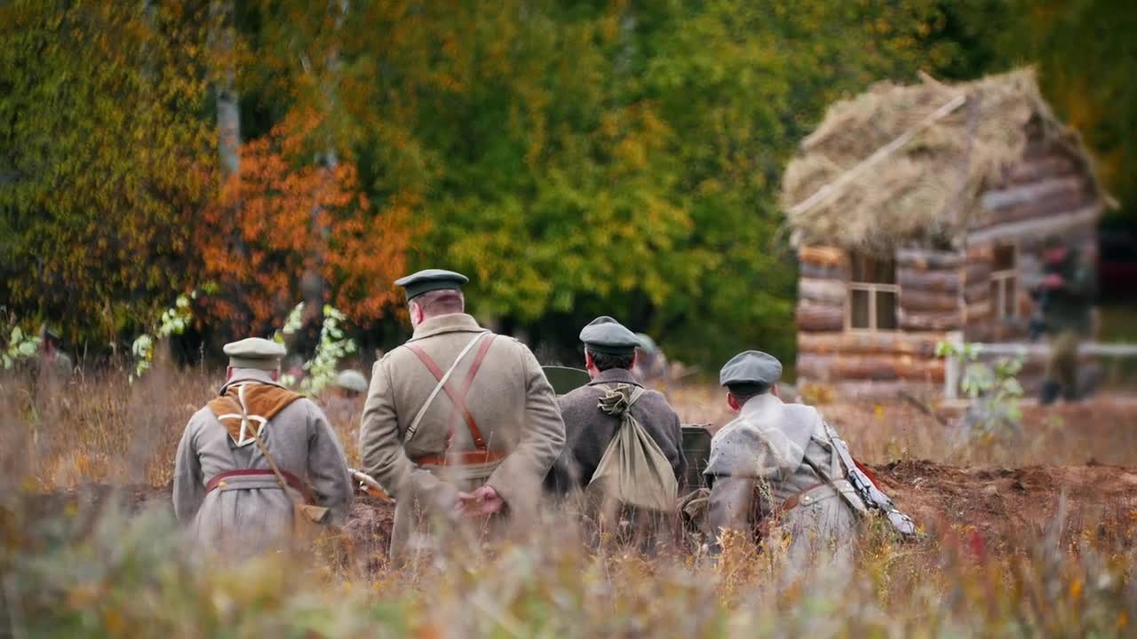 Stock Video Military Men On The Battle Fiel Animated Wallpaper