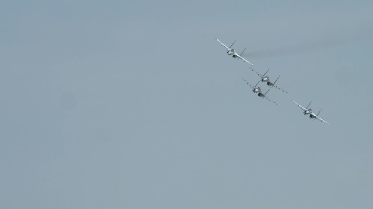 Stock Video Military Jets Squadron In The Clear Sk Animated Wallpaper