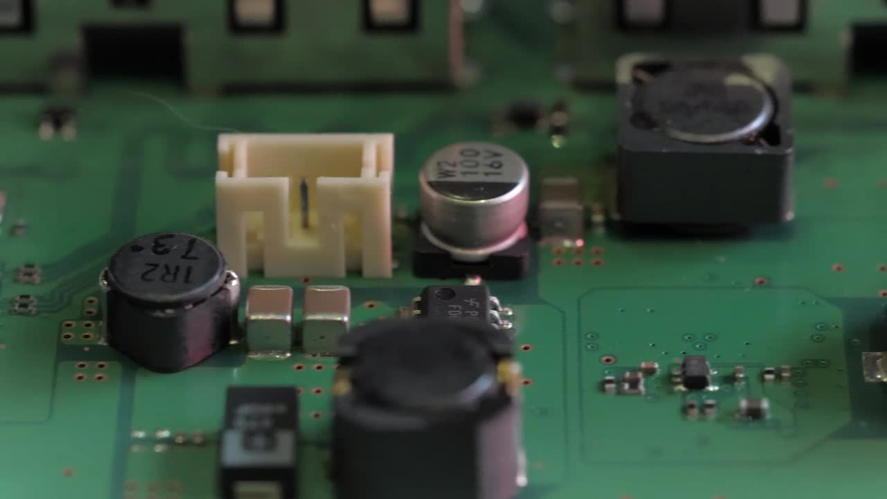 Stock Video Microchips Close U Animated Wallpaper