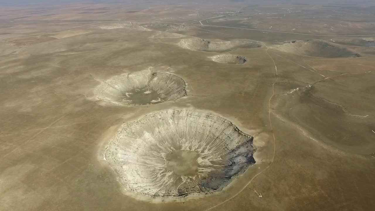 Stock Video Meteor Craters In The Ground Surfac Animated Wallpaper