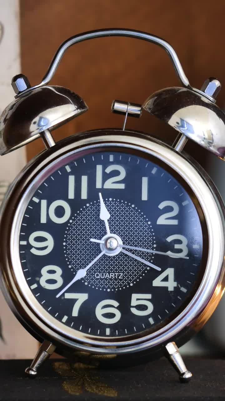 Stock Video Metal Bells Alarm Cloc Animated Wallpaper