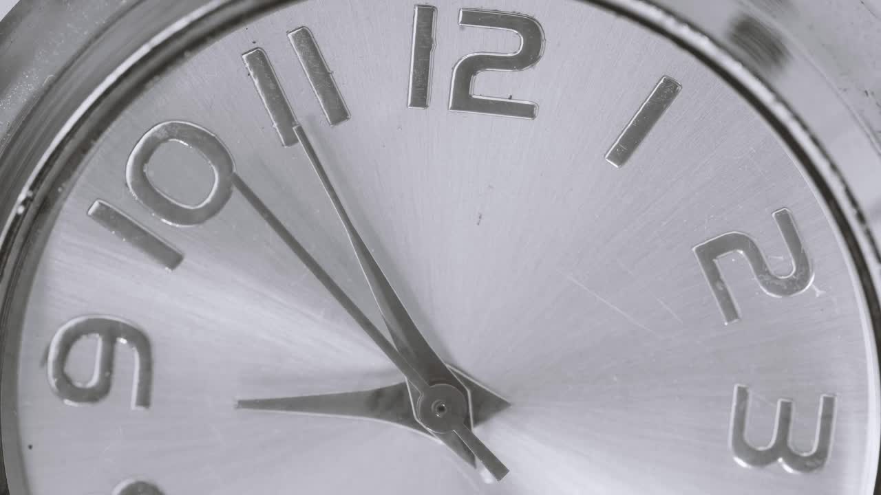 Stock Video Metal Analog Clock Moving Fast In A Close Up Sho Animated Wallpaper