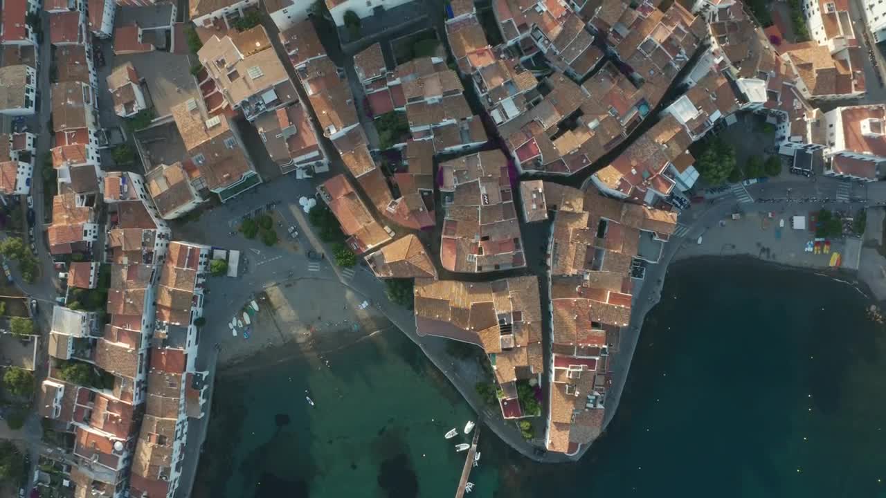 Stock Video Mediterranean Cityscap Animated Wallpaper