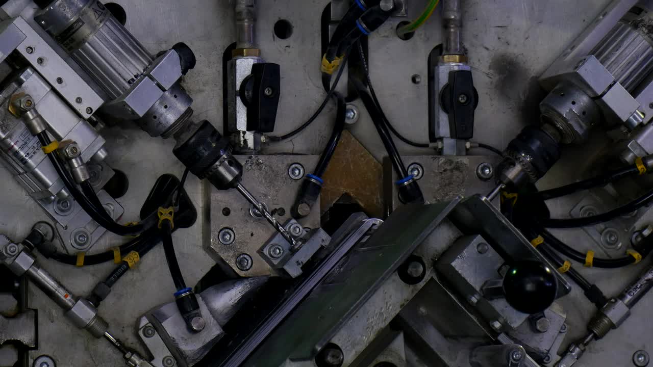 Stock Video Mechanical Machine Working Close Up 288 Animated Wallpaper