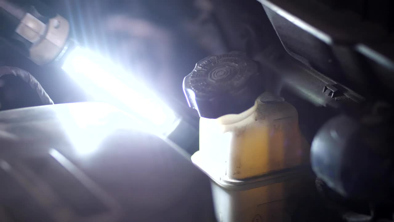 Stock Video Mechanic Working On An Engin Animated Wallpaper