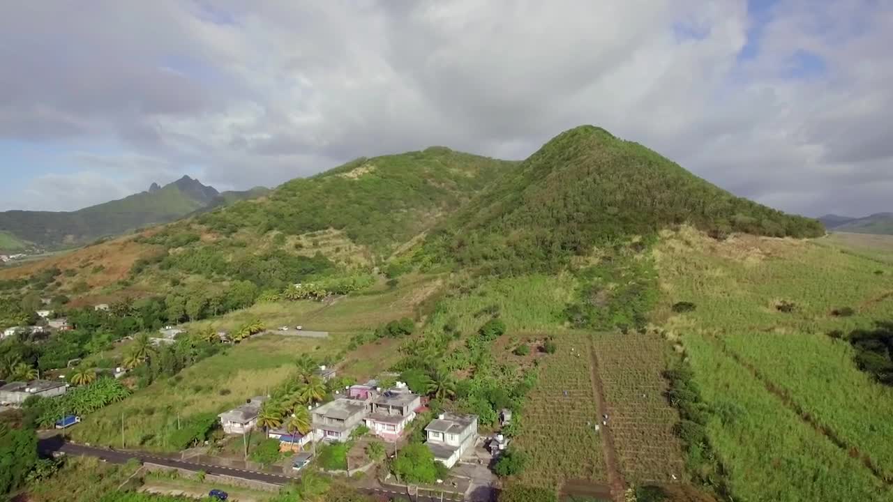 Stock Video Mauritius Mountain Regio Animated Wallpaper