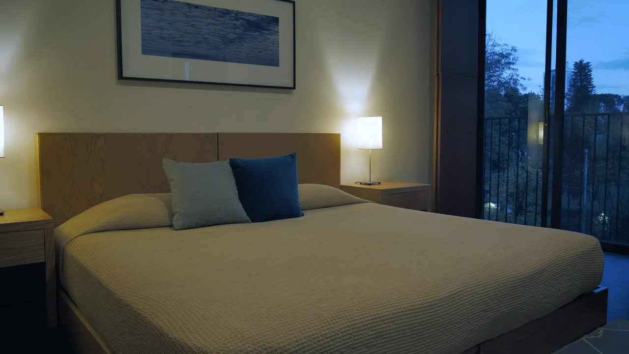 Stock Video Master Bedroom And Windo Animated Wallpaper