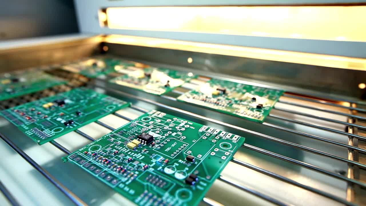 Stock Video Manufacturing Computer Hardwar Animated Wallpaper