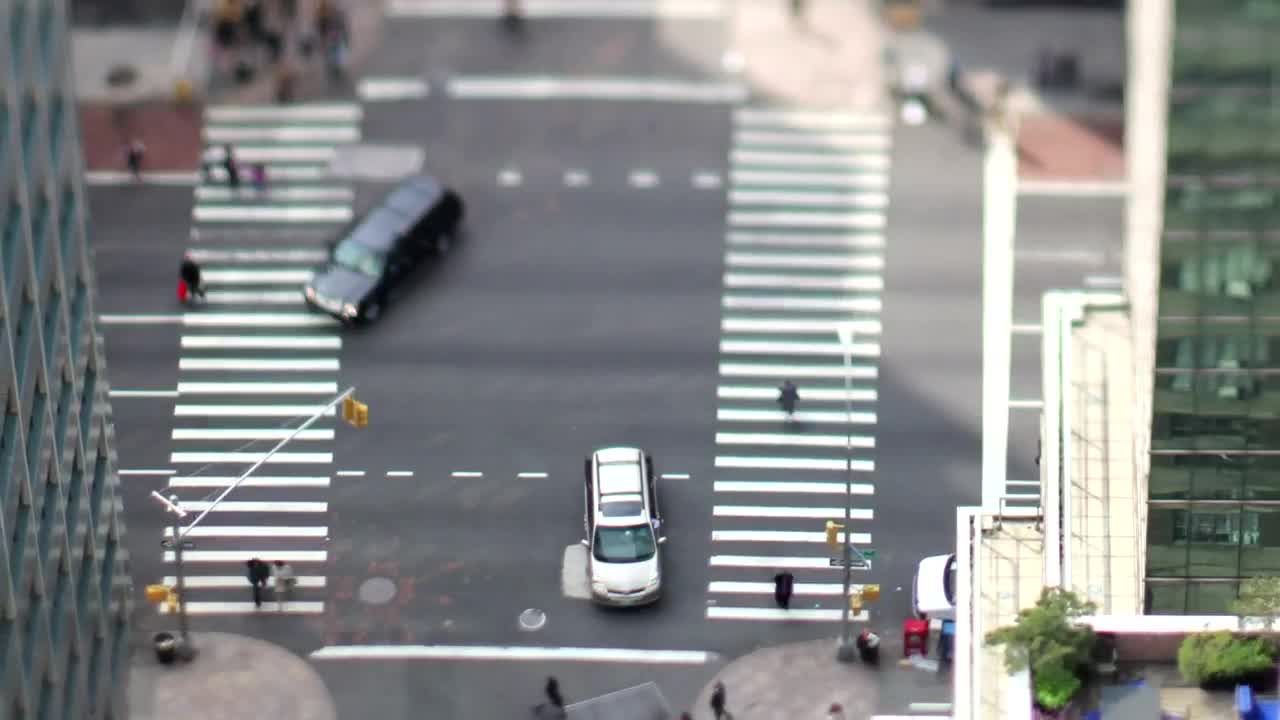 Stock Video Manhattan Crossroad Tilt Shift Sho Animated Wallpaper