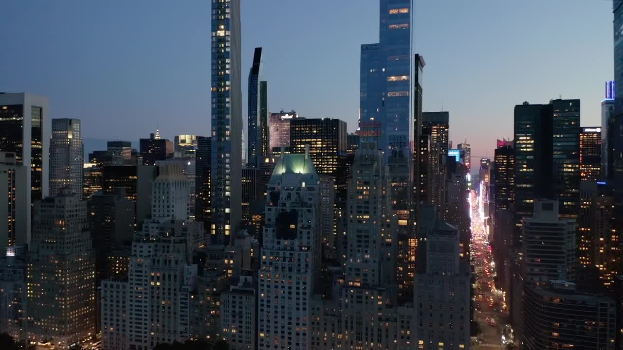 Stock Video Manhattan Buildings And Skyscrapers At Dus Animated Wallpaper