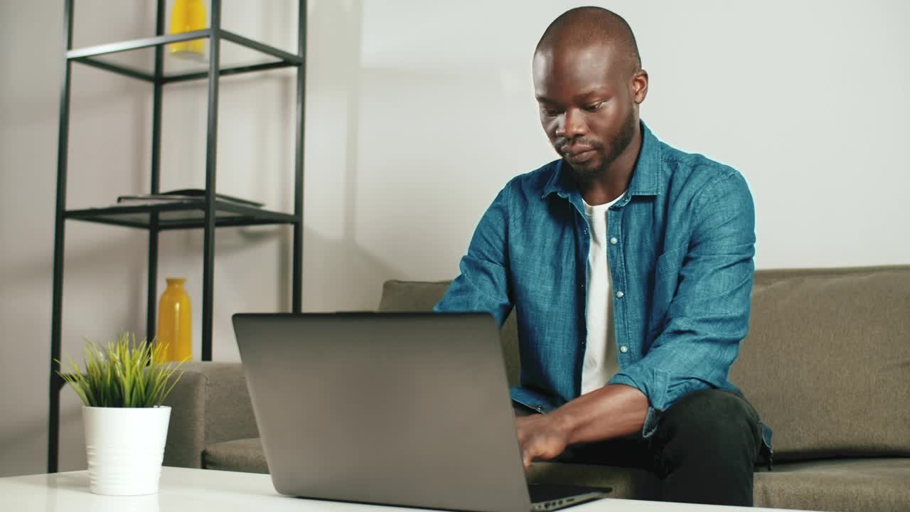 Stock Video Man Working On His Laptop Remotel Animated Wallpaper