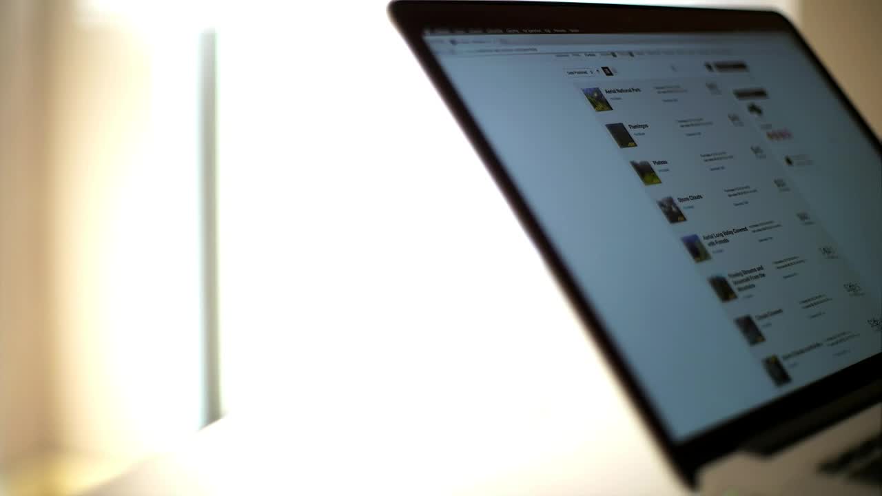 Stock Video Man Working On A Laptop Compute Animated Wallpaper