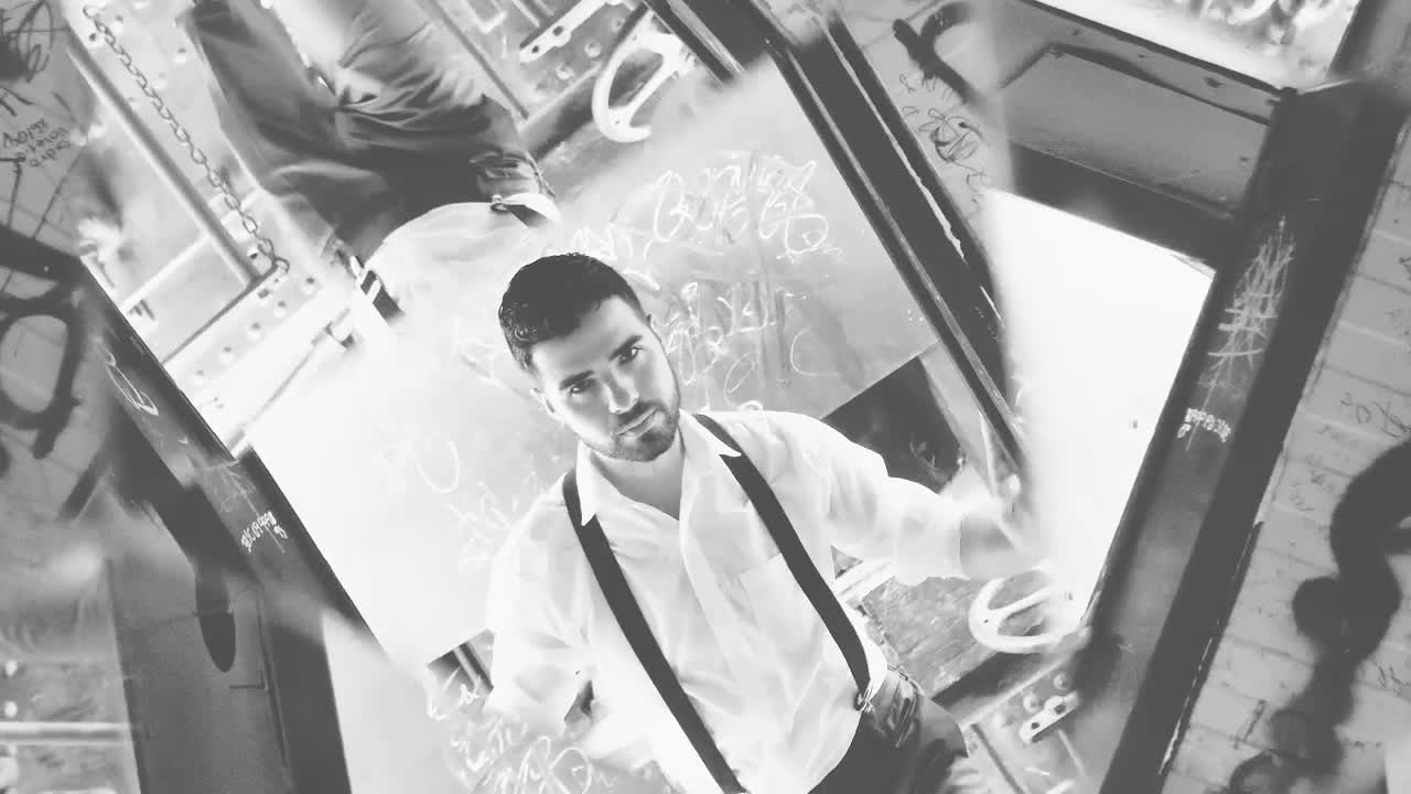 Stock Video Man Walking Down The Abandoned Wagon Of A Trai Animated Wallpaper