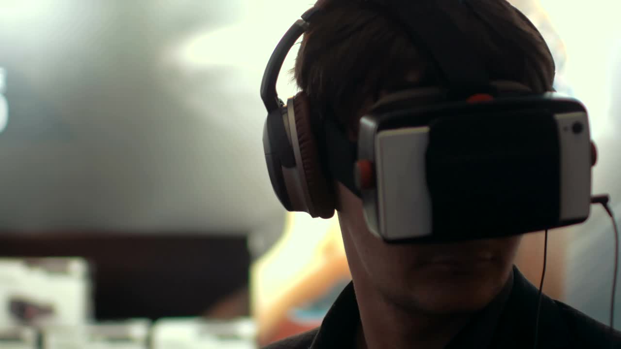 Stock Video Man Using Mobile V Animated Wallpaper