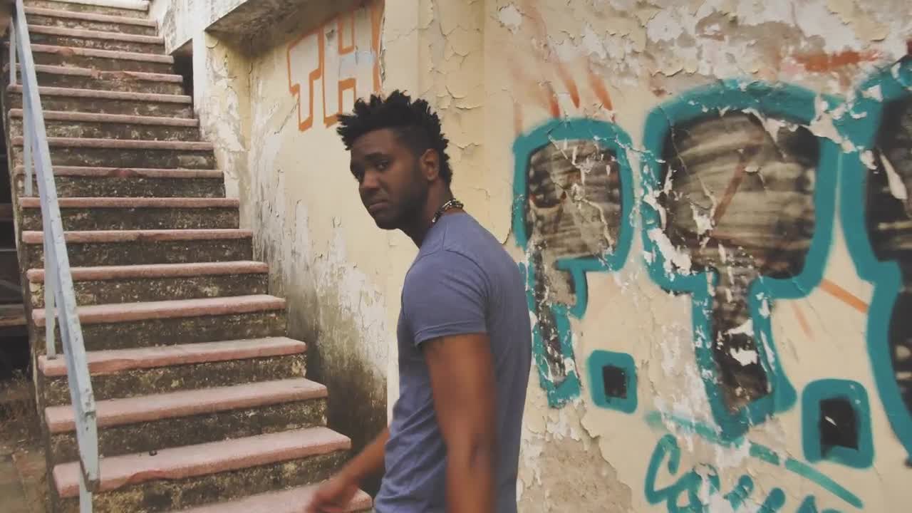 Stock Video Man Running Up Stairs And Smokin Animated Wallpaper