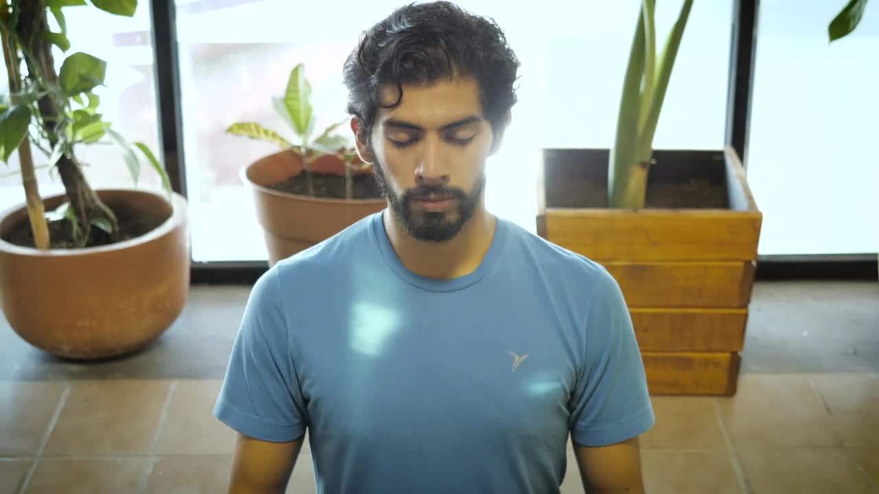 Stock Video Man Rolling Yoga Ma Animated Wallpaper