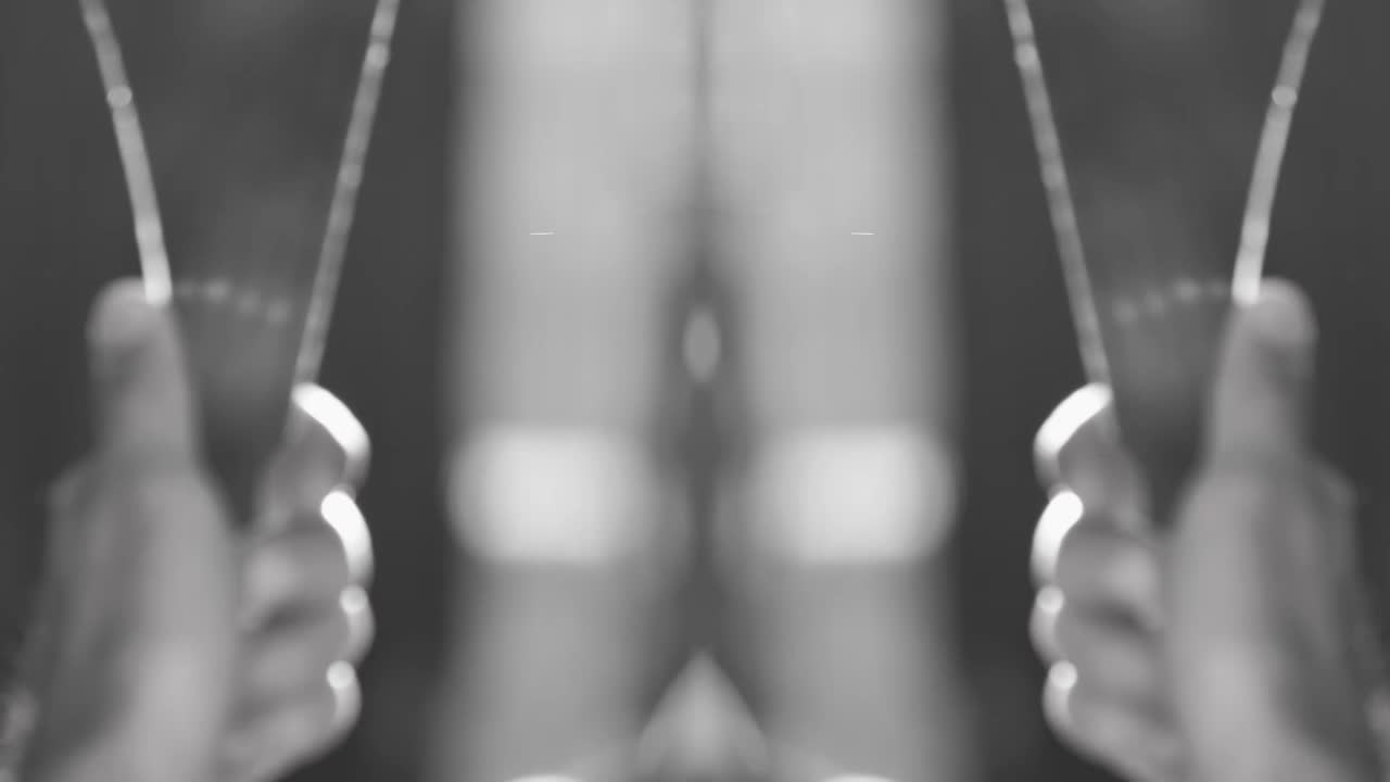 Stock Video Man Reflecting In A Piece Of A Broken Mirro Animated Wallpaper