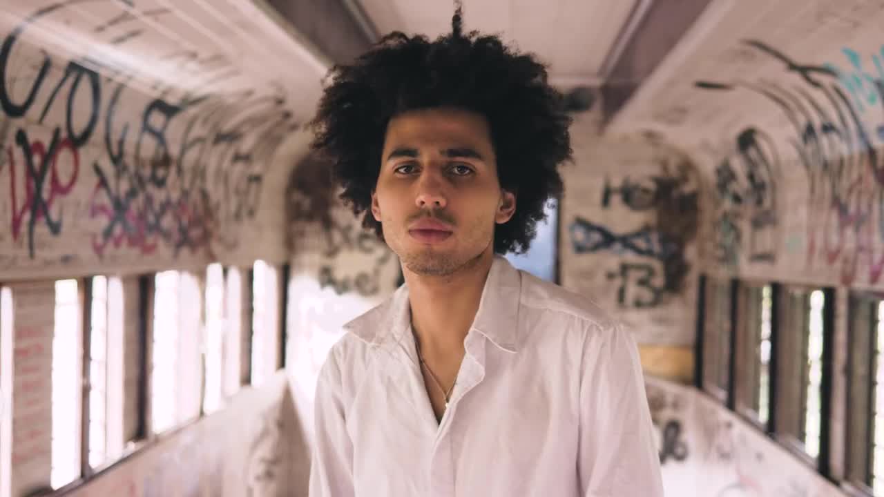 Stock Video Man Modelling In Different Place Animated Wallpaper