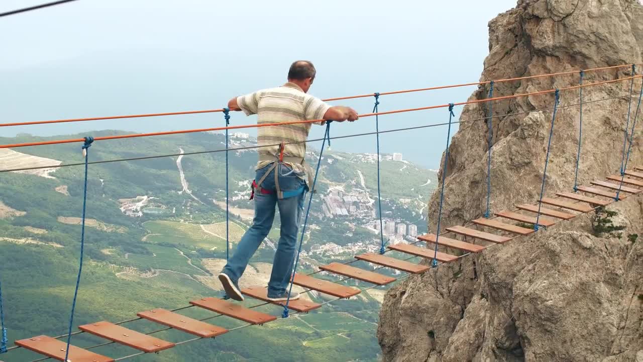 Stock Video Man Meeting An Extreme Challeng Animated Wallpaper