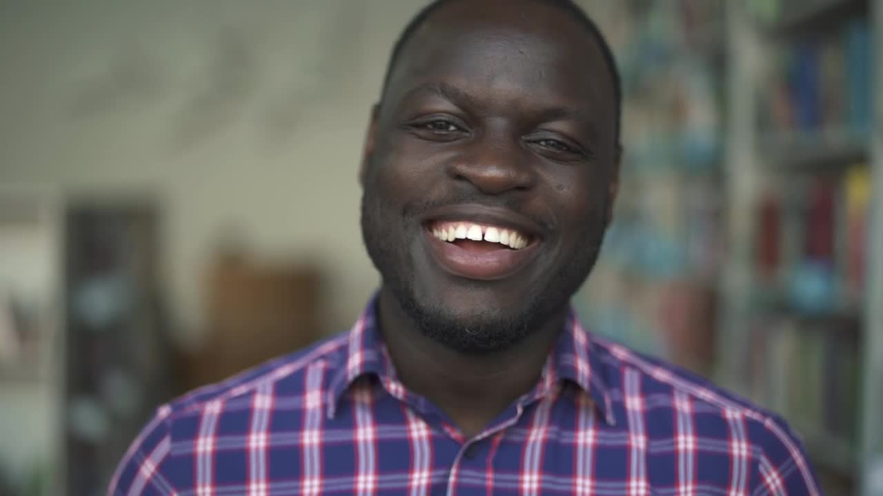 Stock Video Man Laughing Head On Closeu Animated Wallpaper