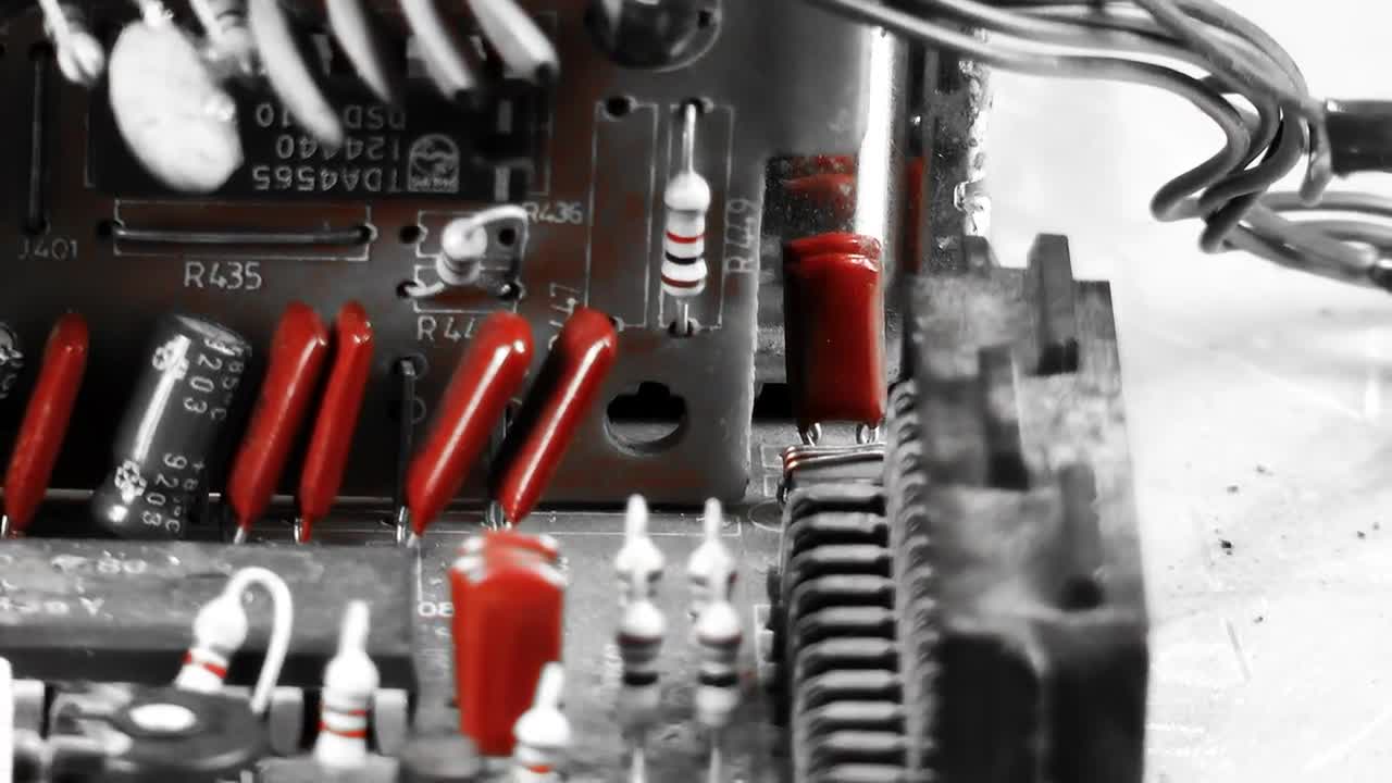 Stock Video Motherboard Detail View Live Wallpaper