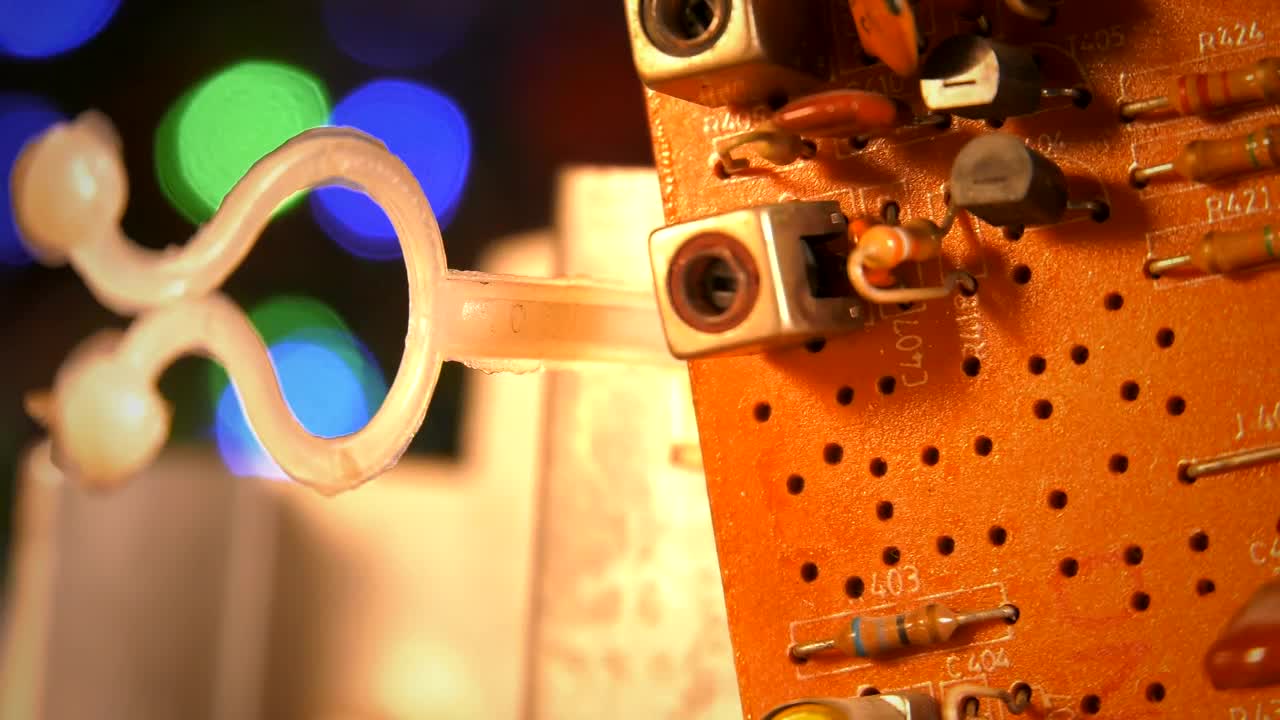 Stock Video Motherboard Of A Pc In Detail Live Wallpaper